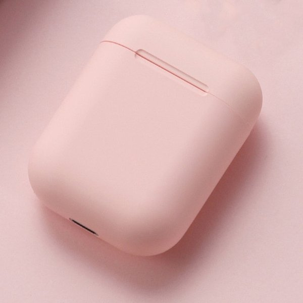 ZESTAW SŁUCHAWKOWY BLUETOOTH TWS INPODS 12 RÓŻOWE