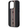 Etui Karl Lagerfeld Saffiano Athleisure  Stripes Cord do iPhone 15 Pro czerwony