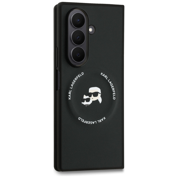 Etui Karl Lagerfeld Karl&Choupette Logo  MagSafe do Samsung Galaxy Z Fold7 czarny