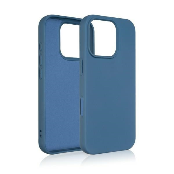 Beline Etui Silicone iPhone 16 Pro 6.3" niebieski/blue