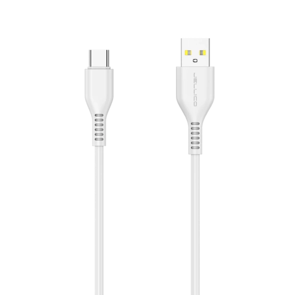 JELLICO cable KDS-30 USB-C 3.1A 1M White