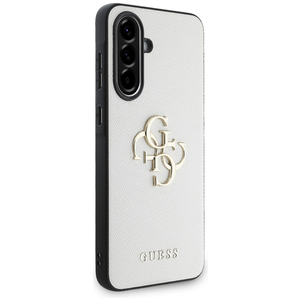 Etui Guess Grained Big 4G Logo Small     Classic Logo do Samsung Galaxy A56 beżowy