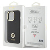 Guess GUHCP15XM4DGPK iPhone 15 Pro Max6.7" czarny/black hardcase Silicone Logo Strass 4G
