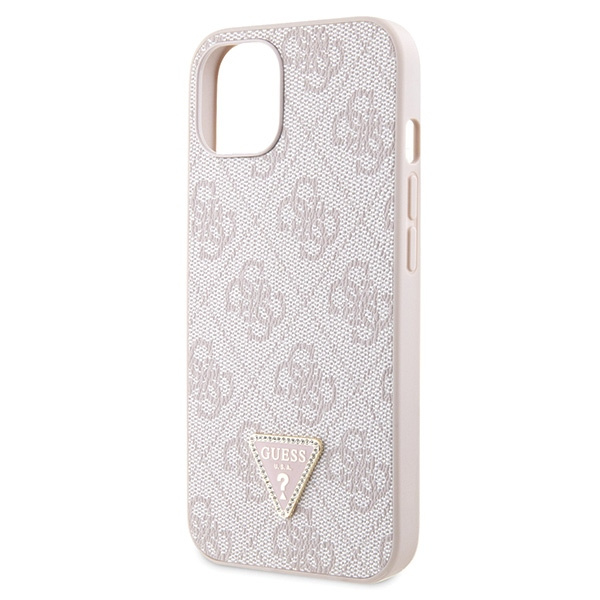 Guess GUHCP14XP4TDSCPP iPhone 14 Pro Max6.7" różowy/pink hardcase Crossbody 4G Metal Logo