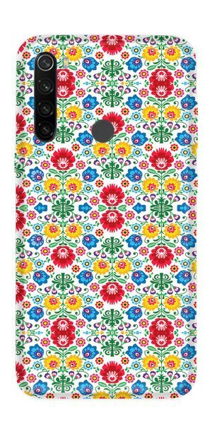CASEGADGET CASE OVERPRINT FOLK FLOWERS XIAOMI REDMI NOTE 8T