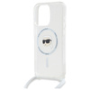 Karl Lagerfeld KLHMP16LHCKHNT iPhone 16   Pro 6.3" hardcase transparent Crossbody IML Karl Head Magsafe