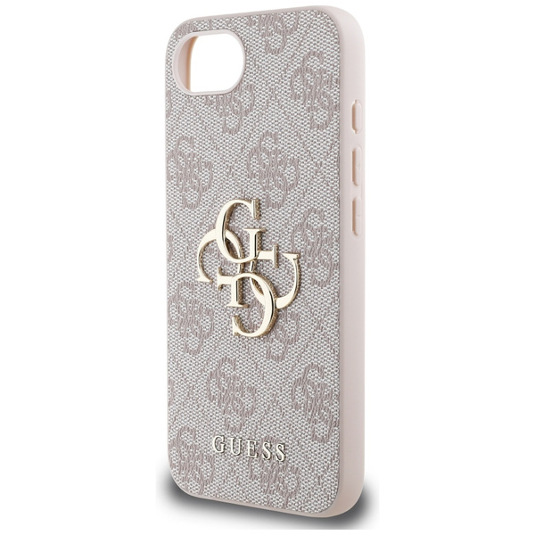Etui Guess 4G Big Logo do iPhone 16e     różowy