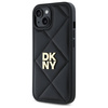 DKNY DKHCP14SPQDSLK iPhone 14 6.1"       czarny/black Quilted Stack Logo
