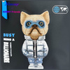 Plecak Nimmy Glasses Cool Cat do laptopa  czarny