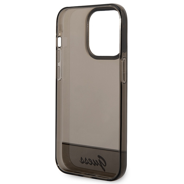 Guess GUHCP14LHGCOK iPhone 14 Pro 6,1" czarny/black hardcase Translucent