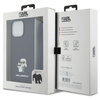 Etui Karl Lagerfeld Crossbody Saffiano Metal Pin Karl&Choupette na iPhone 14 Pro Max - czarne