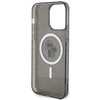 Karl Lagerfeld Karl&Choupette Glitter MagSafe case for iPhone 15 Pro Max - black