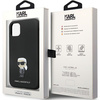 Etui Karl Lagerfeld Silicone Ikonik Metal Pin na iPhone 11 / Xr - czarne