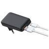 Beline Ład. siec. 1x USB-C + 1x USB 65W  czarna /black (only head) PD 3.0 + QC 3.0  BLN2CW65