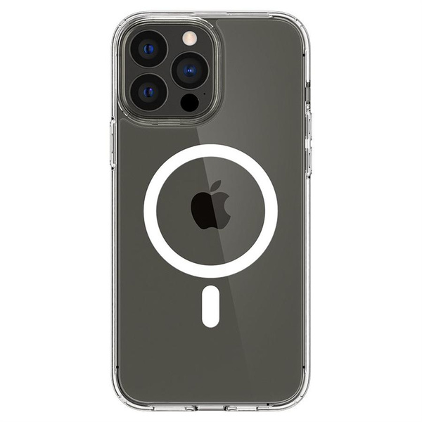 Etui Spigen Ultra Hybrid Mag z MagSafe na iPhone 13 Pro Max - białe