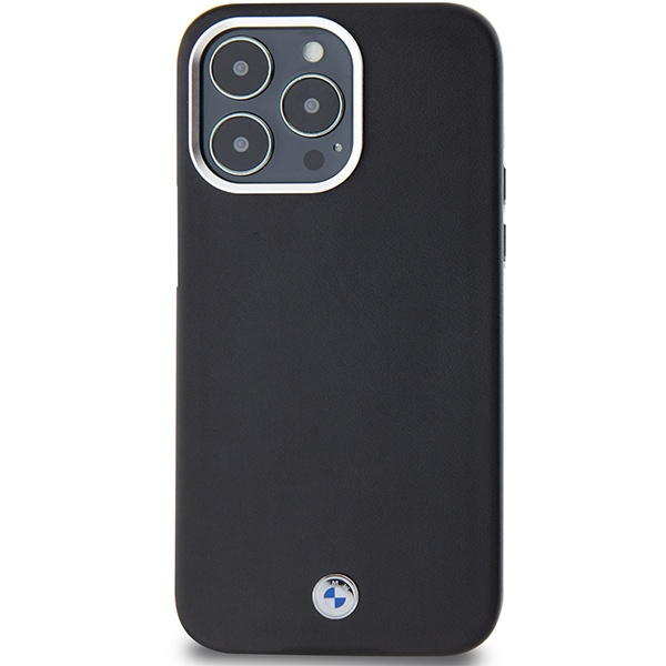 BMW Signature Wrapped Metal MagSafe case for iPhone 15 Pro Max - black