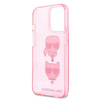 KARL LAGERFELD KLHCP13LKCTUGLP IPHONE 13 PRO / 13 6,1" RÓŻOWY/PINK HARDCASE GLITTER KARL`S & CHOUPETTE