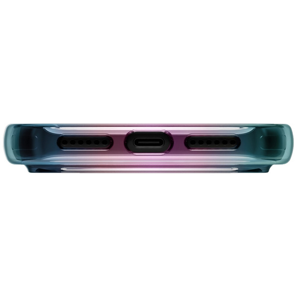 Etui UNIQ Iridescia do iPhone 17 Pro Max Magclick Charging midnight quartz