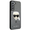 KARL LAGERFELD KLHCS22SSAKHSL S901 S22 SREBRNY/SILVER HARDCASE SAFFIANO IKONIK KARL`S HEAD
