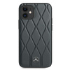 Etui Mercedes Wave Line na iPhone 12 mini - niebieskie