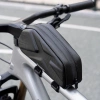 Torba rowerowa Rockbros usztywniana, na ramę, na rurę górną 1,4l – czarna