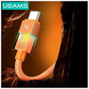 Kabel USAMS U93 240W USB-C do USB-C 1.2m pomarańczowy