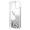 Guess GUHCP12SGLVSSI iPhone 12 mini5,4" srebrny/silver hardcase Glitter Vintage Script