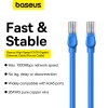 Baseus High Speed Cat 6 RJ-45 1000Mb/s Ethernet cable 3m round - blue