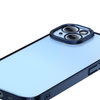 Baseus Glitter Transparent Case and Tempered Glass set for iPhone 14 (blue)