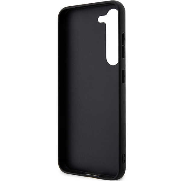KARL LAGERFELD KLHCS24MSAKLHPK S24+ S926 HARDCASE CZARNY/BLACK SAFFIANO MONO METAL LOGO