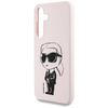 Etui Karl Lagerfeld Silicone Graffiti    Ikonik Printed Logo MagSafe do Samsung Galaxy S25 różowy