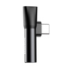 BASEUS AUDIO ADAPTER USB-C TO MINI JACK 3.5MM + USB-C (BLACK)