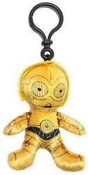 DISNEY STAR WARS PLUSH KEYCHAIN C3-PO 8CM