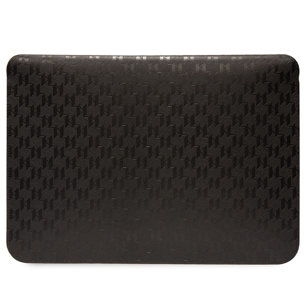Pokrowiec Karl Lagerfeld Saffiano Monogram Choupette na laptopa 16" - czarny