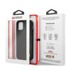 Etui Ferrari On Track Carbon Stripe na iPhone 12 mini - czarne