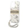 Guess GUHCP13XKMABGR iPhone 13 Pro Max6,7" szary/grey hardcase Marble Strap Collection