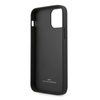 Etui BMW Leather Perforate na iPhone 12 / iPhone 12 Pro - czarne