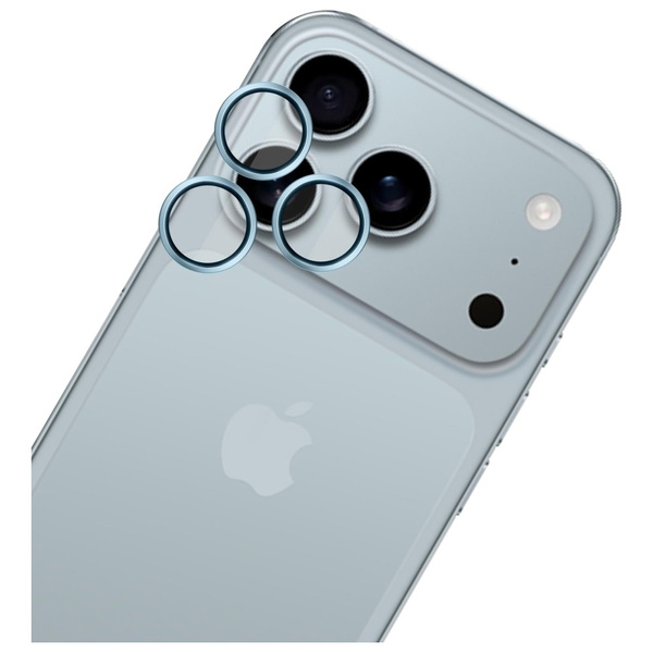Ochrona na obiektyw aparatu 3MK HARDY    Lens Protection Pro do Apple iPhone 17 Pro / 17 Pro Max niebieski