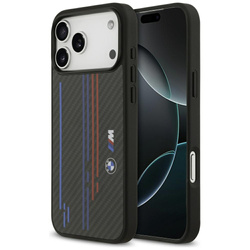 Etui BMW M Kevlar Lines & Logo MagSafe   do iPhone 17 Pro Max czarny