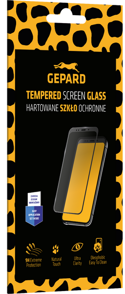 Szkło hartowane GEPARD Edge Full Glue Black