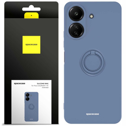 Spacecase Etui Silicone Ring Redmi 13C 4G / Poco C65 blue