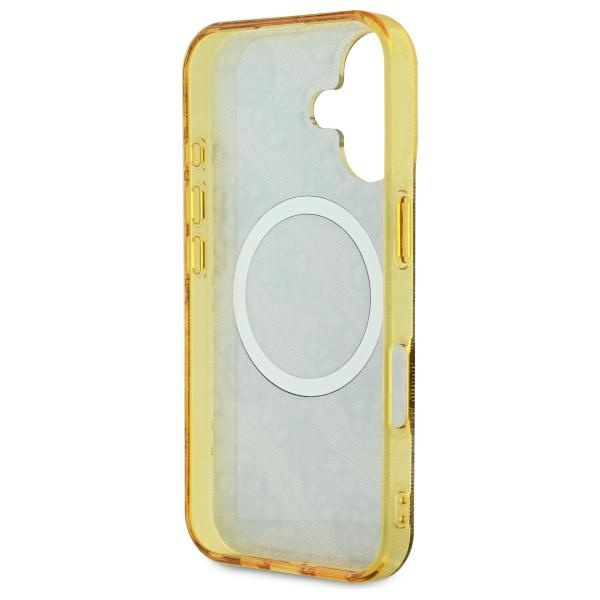Guess GUHMP16SH4PYEEW iPhone 166.1" brązowy/brown hardcase IML Peony On 4G Background MagSafe