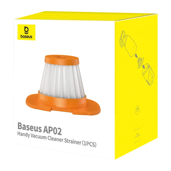 Filter for the Baseus AP02 vacuum cleaner with a power of 6000 Pa - orange