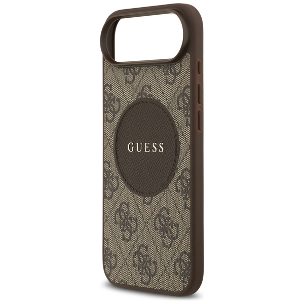 Etui Guess 4G Circle Classic Logo        MagSafe do iPhone Air brązowy