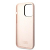 Karl Lagerfeld KLHCP14LSNIKBCP iPhone 14 Pro 6.1" hardcase pink/pink Silicone Ikonik