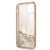Guess GUHCN58PEOLGGO iPhone 11 Prozłoty/gold hard case 4G Peony Liquid Glitter