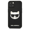 Etui Karl Lagerfeld 3D Rubber Choupette na iPhone 13 mini - czarne