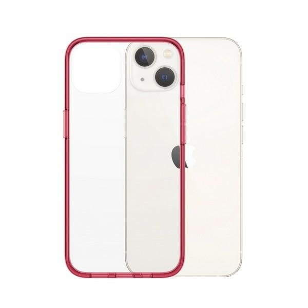 PanzerGlass ClearCase iPhone 13 / 14 / 15 6,1" Antibacterial Military grade Strawberry 0335