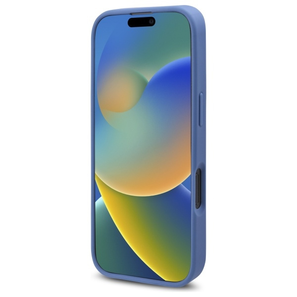 Guess GUHMP16XP4ROPEMCB iPhone 16 Pro    Max 6.9" niebieski/blue hardcase 4G Flowers Print MagSafe