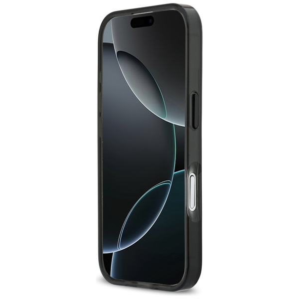 Etui BMW M IML Metal Buttons Tricolor    Lines MagSafe do iPhone 17 czarny